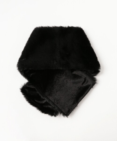 INFIELDER DESIGN(インフィールダーデザイン)の「【別注】INFIELDER DESIGN / ボア ファー マフラー(マフラー・レディース・ブラウン/ブラック・ONE SIZE)」の4枚目の写真