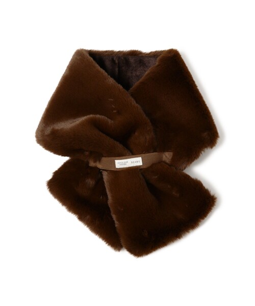 INFIELDER DESIGN(インフィールダーデザイン)の「【別注】INFIELDER DESIGN / ボア ファー マフラー(マフラー・レディース・ブラウン/ブラック・ONE SIZE)」の7枚目の写真