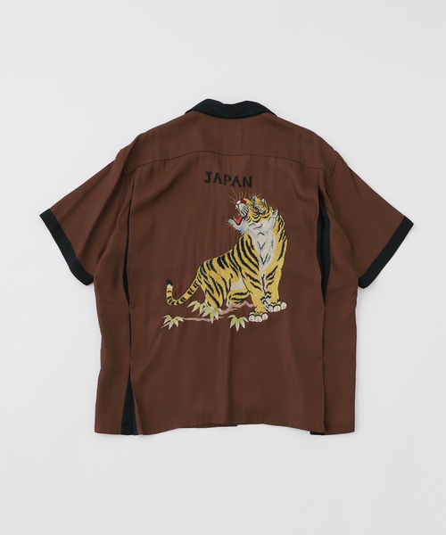 TAILOR TOYO(テーラートウヨウ)の「TAILOR TOYO / テーラー東洋 SUKA SHIIRT "ROARING TIGER"(シャツ/ブラウス・メンズ・ブラウン・SMALL/MEDIUM/LARGE/X-LARGE)」の2枚目の写真