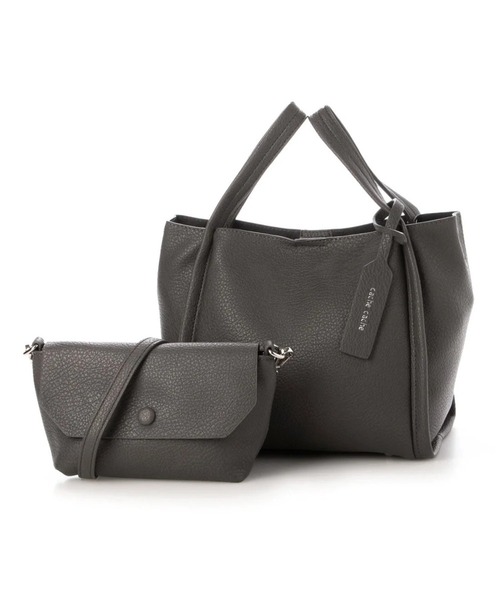 cache cache（カシュ カシュ）の「cache cache カシュカシュ ミニショルダー付ミニバッグ（トートバッグ・レディース・ブラック/ホワイト/ネイビー/ホワイト系その他/ベージュ系その他/グリーン/アイボリー/サックスブルー/グレイッシュベージュ/ゴールド/チョコ/ダークグレー・FREE）」の5枚目の写真