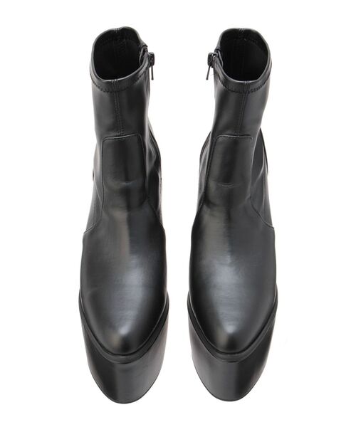 厚底 太ヒール バルキーショートブーツ（ブーツ）｜GYDA（ジェイダ）の