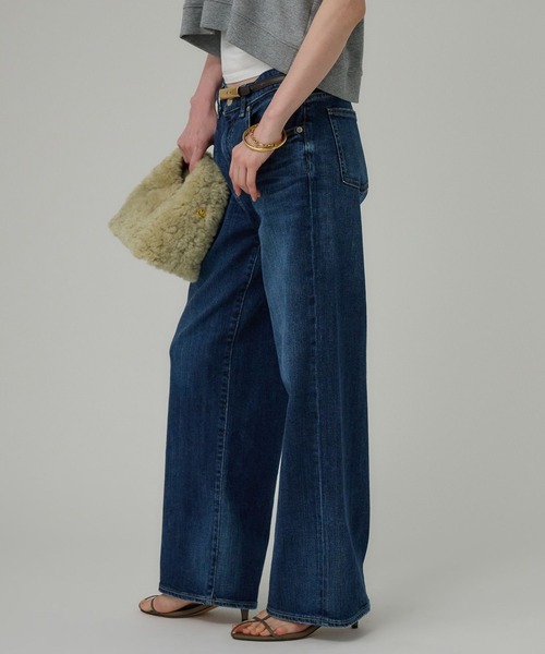 RED CARD TOKYO（レッドカード）の「【RED CARD】Anniv Wide（デニムパンツ・レディース・ダークネイビー/ネイビー・26/25/24）」の13枚目の写真