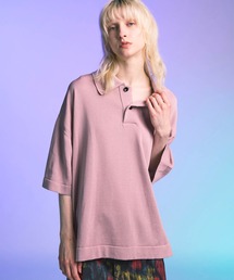 サマーニットポロシャツ/MAISON SPECIAL/ブラウン MAISON SPECIAL｜メゾン スペシャルのポロシャツ通販 - ZOZOTOWN