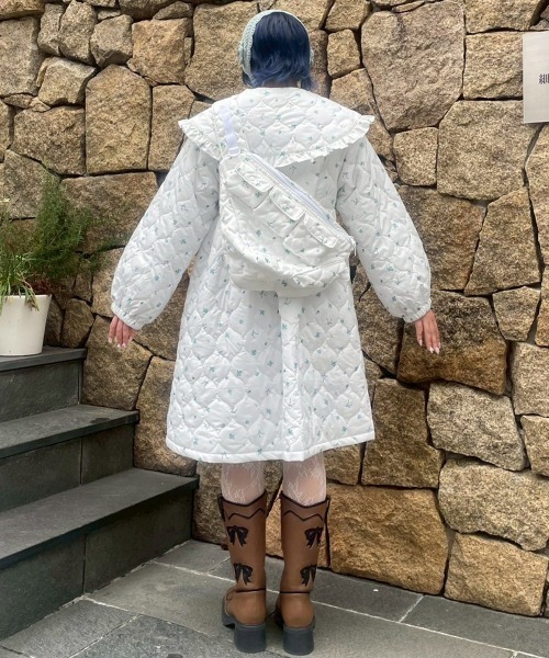 Candy Stripper（キャンディストリッパー）の「GARDEN △ SLING バッグ（ショルダーバッグ・レディース・オフホワイト/ブラック・FREE）」の15枚目の写真