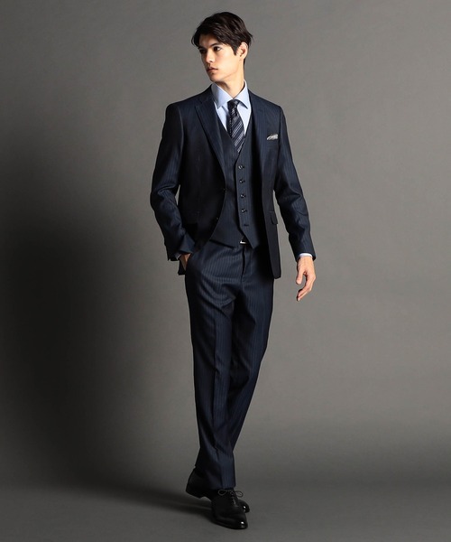 MONSIEUR NICOLE（ムッシュニコル）の「ストライプ/ピンドット リバーシブルネクタイ（ネクタイ・メンズ・ブラック/サックスブルー/ホワイト/ネイビー・FREE）」の6枚目の写真