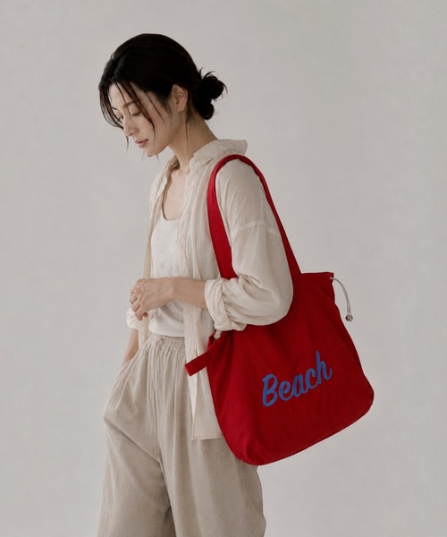 United store(ユナイテッドストア)の「ロゴトートバッグ(トートバッグ・レディース・アイボリー/グリーン/レッド/ピンク・FREE)」の14枚目の写真