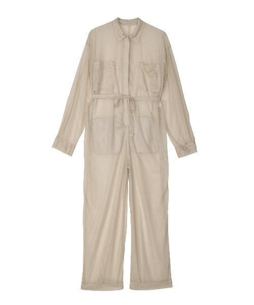 ELCHELE（エルチェレ）の「COMFY FILMY JUMPSUIT（つなぎ/オールインワン・レディース・ライトブルー/ベージュ・36/38）」の17枚目の写真