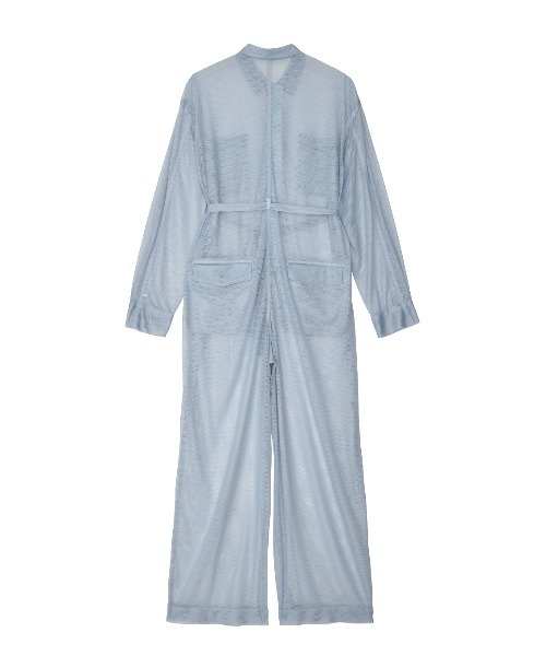 ELCHELE（エルチェレ）の「COMFY FILMY JUMPSUIT（つなぎ/オールインワン・レディース・ライトブルー/ベージュ・36/38）」の14枚目の写真