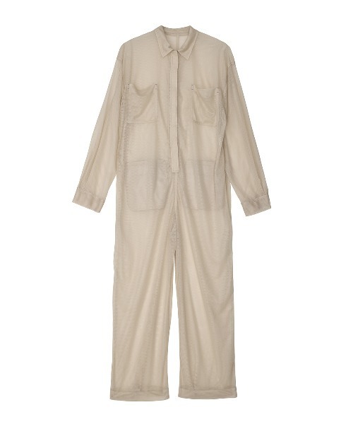 ELCHELE（エルチェレ）の「COMFY FILMY JUMPSUIT（つなぎ/オールインワン・レディース・ライトブルー/ベージュ・36/38）」の16枚目の写真