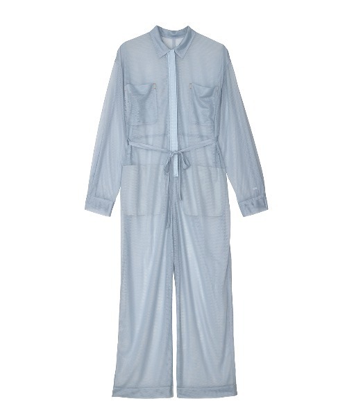ELCHELE（エルチェレ）の「COMFY FILMY JUMPSUIT（つなぎ/オールインワン・レディース・ライトブルー/ベージュ・36/38）」の13枚目の写真