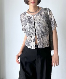 PAGEBOY | ニュアンスガラニットカーディガン(半袖)(カーディガン/ボレロ)