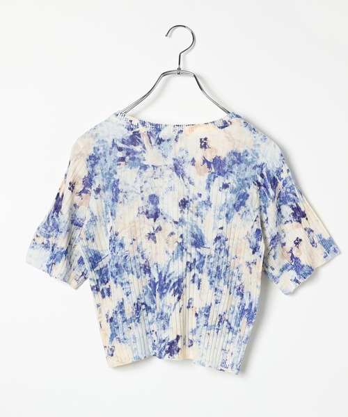 PAGEBOY（ページボーイ）の「ニュアンスガラニットカーディガン（半袖）（カーディガン/ボレロ・レディース・ブルー系その他/グレー系その他・FREE）」の16枚目の写真