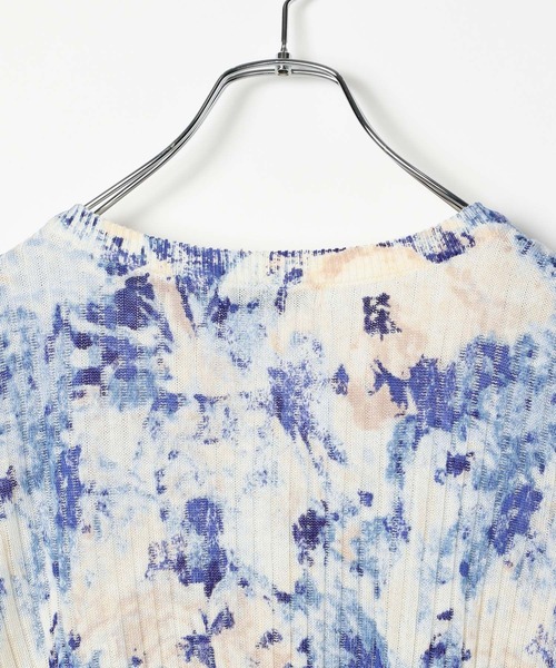 PAGEBOY（ページボーイ）の「ニュアンスガラニットカーディガン（半袖）（カーディガン/ボレロ・レディース・ブルー系その他/グレー系その他・FREE）」の17枚目の写真