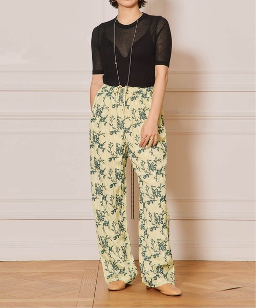 IENA LA BOUCLE（イエナラブークル）の「《追加2》IENA LA BOUCLE 水撚りガスフライス半袖プルオーバー（Tシャツ/カットソー・レディース・ブラック/ピンク・FREE）」の4枚目の写真