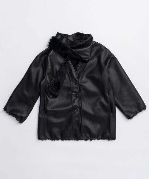リバーシブルファーコート / Reversible Fur Coat（その他アウター