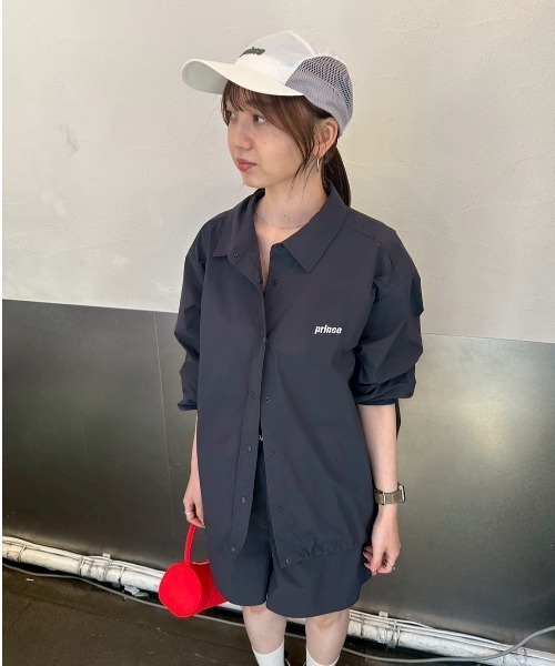 emmi(エミ)の「【prince|emmi】ナイロンメッシュキャップ(キャップ・レディース・ネイビー/ホワイト・F)」の17枚目の写真