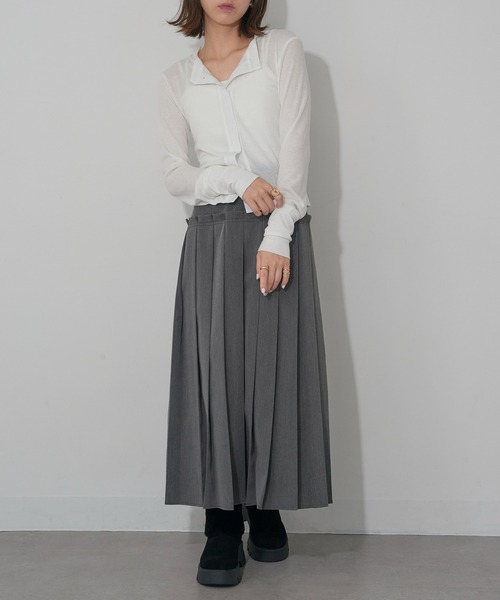 MOHI(モヒ)の「【MOHI】ファー付きムートンブーツ AFELPADO/R.MUTON GU1-3941211-AF-MU(ブーツ・レディース・キャメル/ブラック・38/36/37)」の22枚目の写真