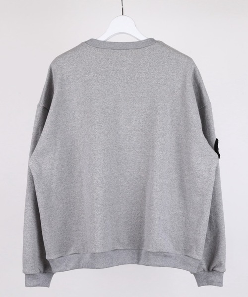 DISCOVERED(ディスカバード)の「DISCOVERED PLAYCARD CROCHET MOTIF SWEAT(スウェット・メンズ・ブラック/グレー・1/3)」の4枚目の写真