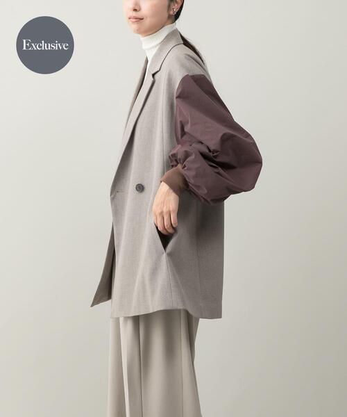 別注』CHIGNON×ROSSO 袖ドッキングフォルムジャケット（その他アウター