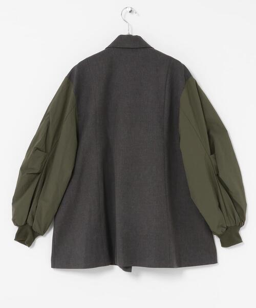 セール】『別注』CHIGNON×ROSSO 袖ドッキングフォルムジャケット