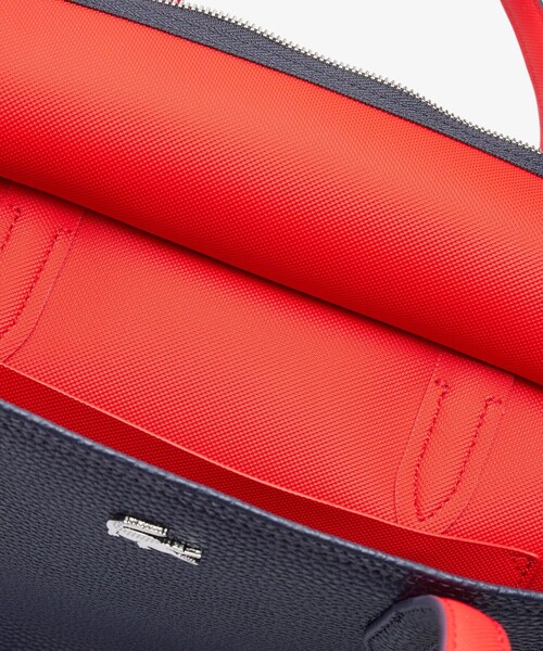LACOSTE(ラコステ)の「アンナ ジップトートバッグ(トートバッグ・レディース・ブルー系その他/ライトピンク/ブラック×レッド・FREE)」の7枚目の写真