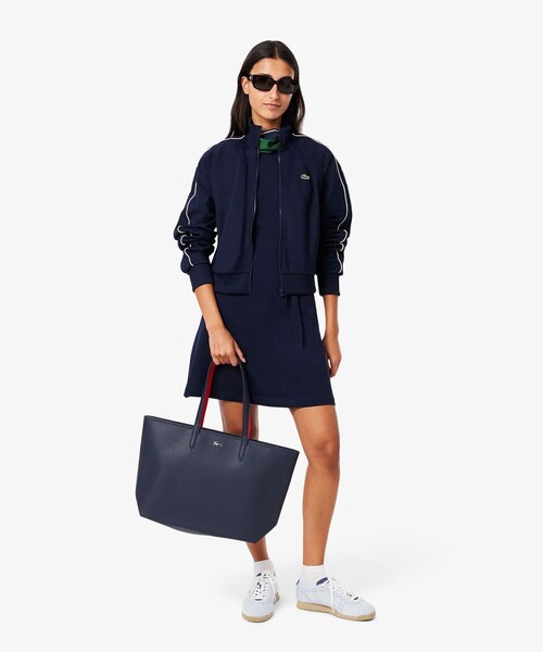 LACOSTE(ラコステ)の「アンナ ジップトートバッグ(トートバッグ・レディース・ブルー系その他/ライトピンク/ブラック×レッド・FREE)」の9枚目の写真