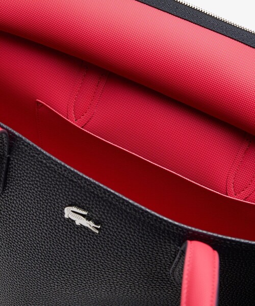 LACOSTE(ラコステ)の「アンナ ジップトートバッグ(トートバッグ・レディース・ブルー系その他/ライトピンク/ブラック×レッド・FREE)」の12枚目の写真
