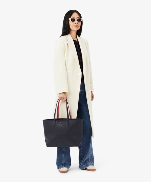 LACOSTE(ラコステ)の「アンナ ジップトートバッグ(トートバッグ・レディース・ブルー系その他/ライトピンク/ブラック×レッド・FREE)」の15枚目の写真