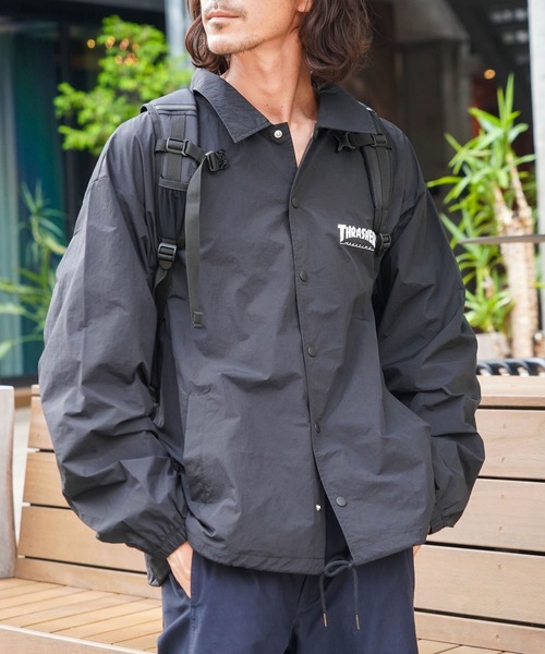 THRASHER（スラッシャー）の「【THRASHER/スラッシャー】Back Pack 30L　撥水加工　リフレクター　大容量　バックパック（バックパック/リュック・メンズ・ブラック/ブラック×ホワイト・FREE）」の15枚目の写真