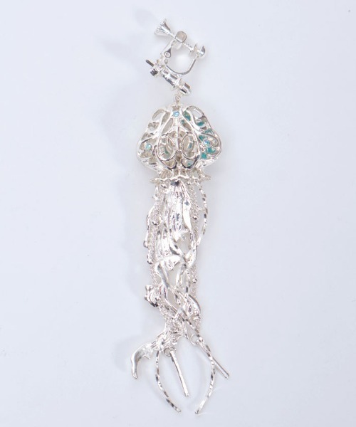 【118】海月のピアス／イヤリング／巾着 axes femme POETIQUE（アクシーズファムポエティック）の「揺蕩う海月