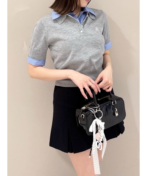 スナイデル　シャツドッキングニットポロ SNIDEL｜シャツドッキングニットポロ | Rakuten Fashion(楽天