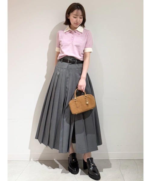 シャツドッキングニットポロ（ニット/セーター）｜SNIDEL