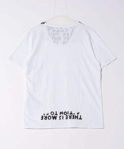 MM6 Maison Margiela(エムエムシックス メゾン マルジェラ)の「T-SHIRT(Tシャツ/カットソー・メンズ・ホワイト・LARGE)」の4枚目の写真