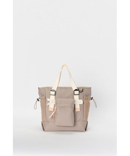 Hender Scheme（エンダースキーマ）の「dual tote small（トートバッグ・メンズ・ベージュ/ブラック・FREE）」の2枚目の写真