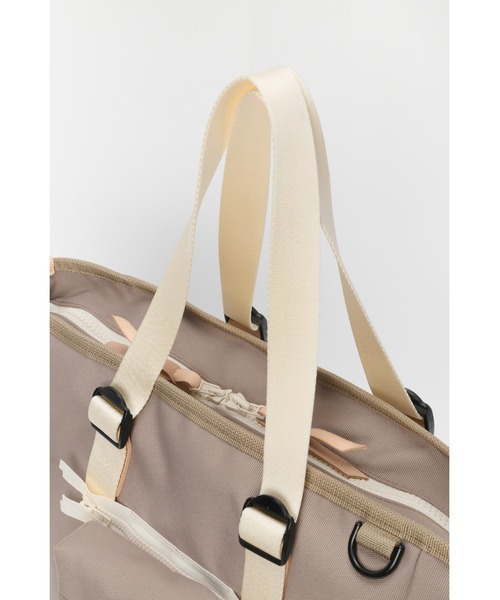 Hender Scheme（エンダースキーマ）の「dual tote small（トートバッグ・メンズ・ベージュ/ブラック・FREE）」の10枚目の写真