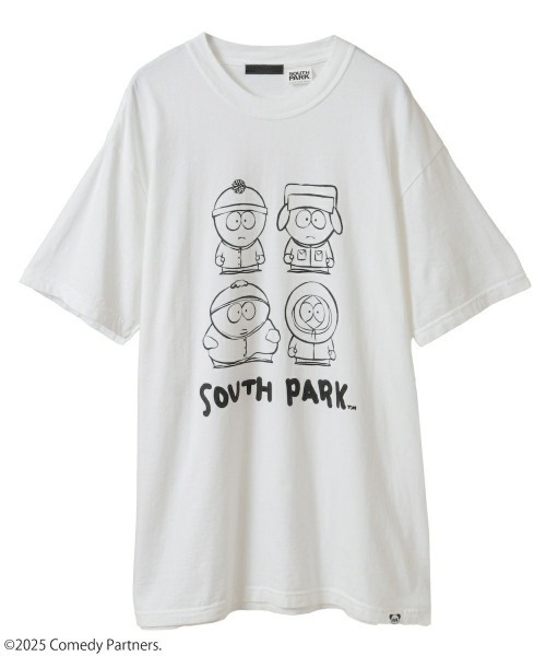 Candy Stripper(キャンディストリッパー)の「【SOUTH PARK】4BOYS Tシャツ(Tシャツ/カットソー・レディース・イエロー/チャコール/オフホワイト/ブルー・FREE)」の1枚目の写真