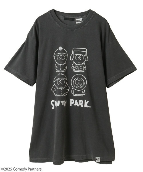 Candy Stripper(キャンディストリッパー)の「【SOUTH PARK】4BOYS Tシャツ(Tシャツ/カットソー・レディース・イエロー/チャコール/オフホワイト/ブルー・FREE)」の2枚目の写真