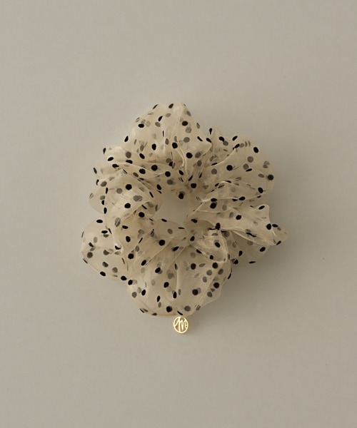 muku（ムク）の「CHOUCHOU/SHEER DOT（シュシュ・レディース・アイボリー/ブラック・FREE）」の13枚目の写真