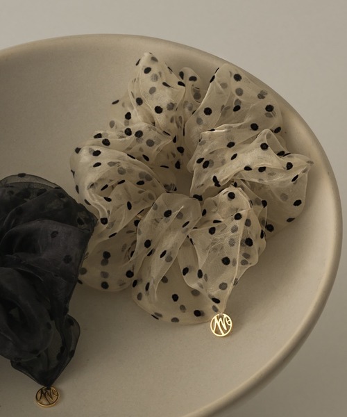 muku（ムク）の「CHOUCHOU/SHEER DOT（シュシュ・レディース・アイボリー/ブラック・FREE）」の19枚目の写真