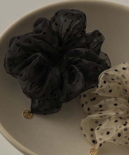 muku（ムク）の「CHOUCHOU/SHEER DOT（シュシュ・レディース・アイボリー/ブラック・FREE）」の22枚目の写真