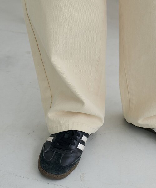 DISCOAT（ディスコート）の「【ユニセックス】ヘヴィツイルバレルレッグパンツ（その他パンツ・レディース・ライトベージュ/ダークブラウン・LARGE/MEDIUM）」の18枚目の写真