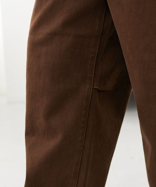 DISCOAT（ディスコート）の「【ユニセックス】ヘヴィツイルバレルレッグパンツ（その他パンツ・レディース・ライトベージュ/ダークブラウン・LARGE/MEDIUM）」の20枚目の写真