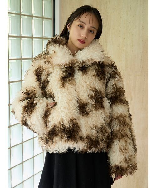 snidel ファーコート SNIDEL（スナイデル）の「ファーコート（その他アウター）」 - WEAR