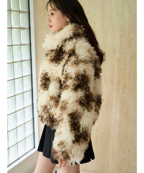 SNIDEL 23AW フェイクファーコート ベージュ サイズF*XC751 SNIDEL（スナイデル）の「ファーコート（その他アウター）」 - WEAR
