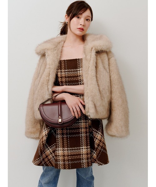 ファーショートコート（チェスターコート）｜SNIDEL（スナイデル）の