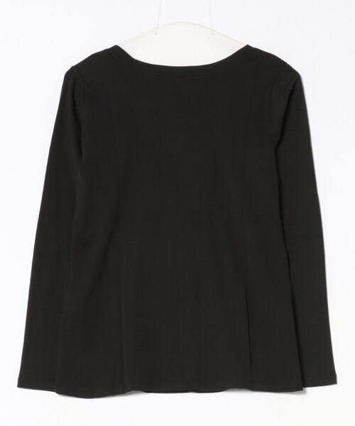 RCD(アールシーディー)の「コットンフライス プルオーバー 長袖Tシャツ(Tシャツ/カットソー・レディース・ブラック/ホワイト/ネイビー/杢グレー/チャコールグレー/カーキ/グレイッシュベージュ/ブルーグレー/ピンク系その他・3L/M/L/LL/4L)」の15枚目の写真