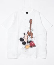 maxsix | maxsix(マックスシックス）GUITTAR MICKEY 3D TEE ディズニーライセンス(Tシャツ/カットソー)