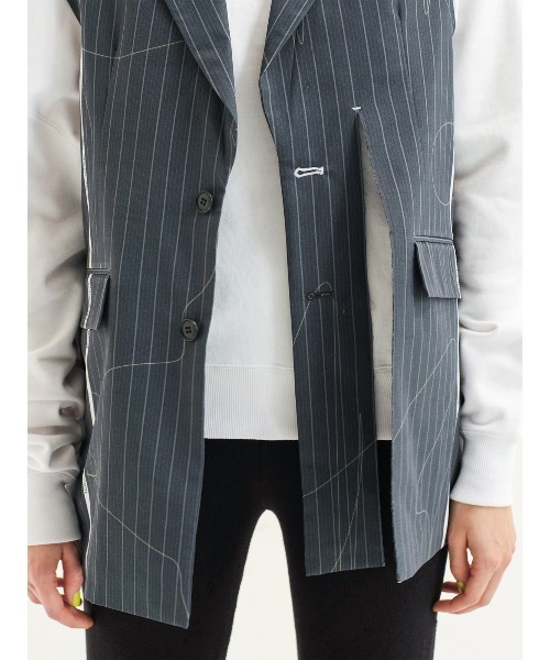 セール】kudos for soduk 'open slit vest'（テーラードジャケット