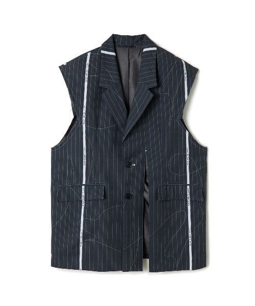 soduk 20ss open slit jacket ベスト ジャケット セール】kudos for soduk 'open slit vest'（テーラードジャケット