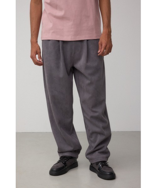 セール】フェイクスエードタックパンツ（スラックス）｜AZUL BY MOUSSY